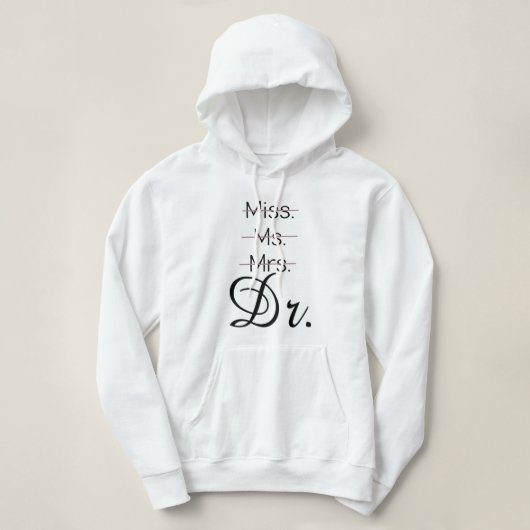 Miss mr mrs Dr. Shirt (Design vorne)
