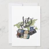 Miss - Mrs. Mountain Adventure Travel Brautparty Einladung (Rückseite)