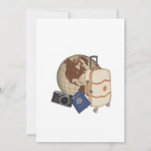 Miss - Mrs. Mountain Adventure Travel Brautparty Einladung (Rückseite)