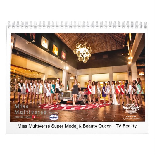 Miss Multiverse Model & Beauty Queen 2014 Kalender (Titelbild)