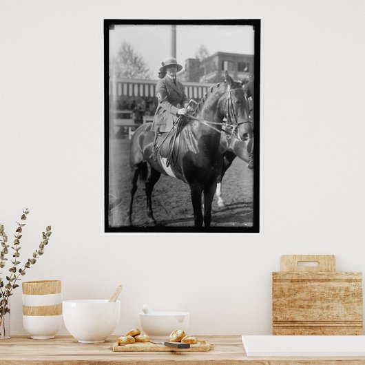 Miss Munn und ihr Pferderennen 1910-17 Poster (Küche)