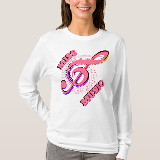 Miss Music T-Shirt (Vorderseite)