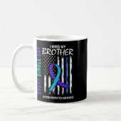 Miss My Brother Suicide Awareness Prevention Ameri Kaffeetasse (Links)