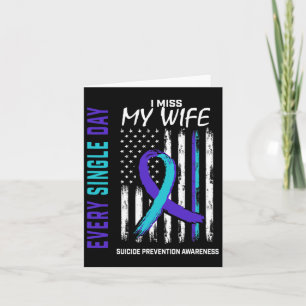 Miss My Ehefrau Suicide Awareness Prevention Ameri Karte