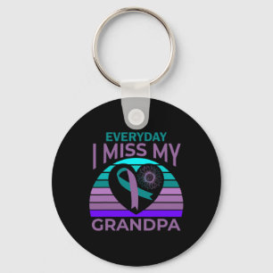 Miss My Opa Herz Suizid Bewusstsein Großmutter Schlüsselanhänger