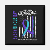 Miss My Opa Suicide Awareness Prevention Ameri Magnet (Vorne)