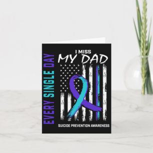Miss My Vater Suicide Awareness Prevention America Karte