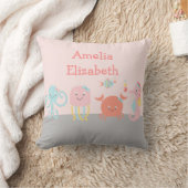 Miss Ocean Girly Sea Life Keepake Pillow Kissen (Decke)