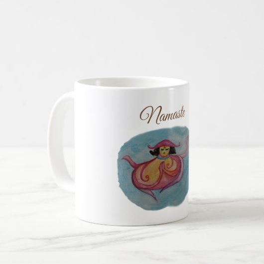Miss Octopodia Meditation Kaffeetasse (Vorderseite Links)