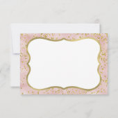 Miss ONEderful Birthday Dankeschön Card, Boho, Gol Dankeskarte (Rückseite)