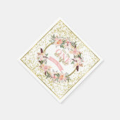 Miss ONEderful Birthday Napkin Serviette (Ecke)
