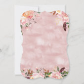 Miss ONEderful Birthday Party Einladung (Rückseite)