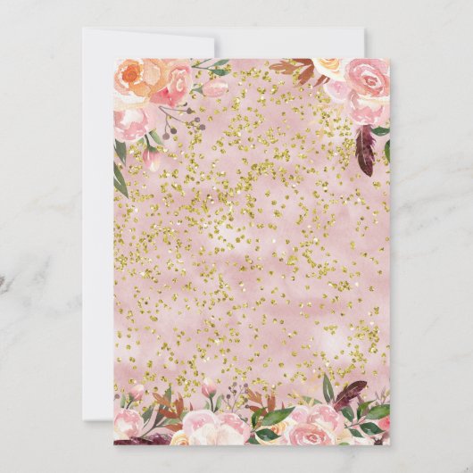 Miss ONEderful Birthday Party Einladung (Rückseite)