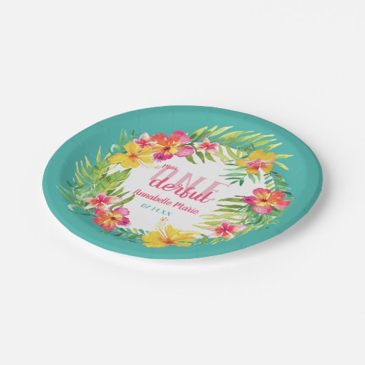 Miss ONEderful Birthday Teller (Schrägansicht)