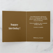 Miss ONEderful First Birthday Card Karte (Innenseite)