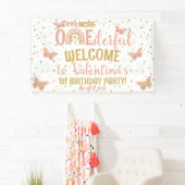 Miss Onederful Girls First Birthday Butterfly Boho Banner (Insitu)