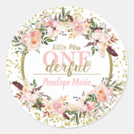 Miss ONEderful Sticker