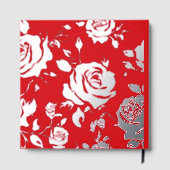 Miss Pageant America Crown Foil Roses Scrapbook Gästebuch (Rückseite)