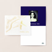 Miss Pageant Custom Foto Seashore Vielen Dank Folienkarte (Anzeige)