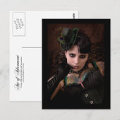 Miss Peacock - Postkarte (Vorne/Hinten)