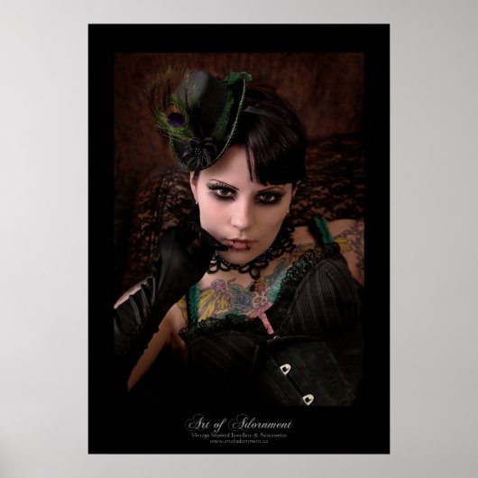 Miss Peacock - Print Poster (Vorne)