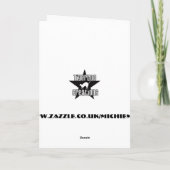 Miss Penguin Greetings Card Karte (Rückseite)