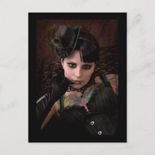 Miss Pfau - Postkarte