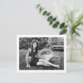 Miss Philadelphia, Anfang des 19. Postkarte (Stehend Vorderseite)