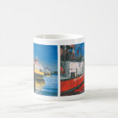 Miss Portland Fireboat und Casco Bay Ferries Kaffeetasse (Mittel)