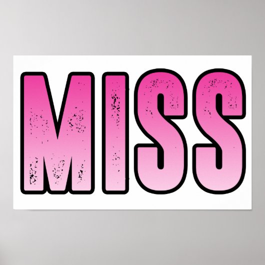 Miss Poster (Vorne)