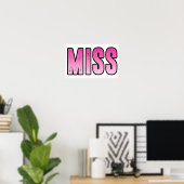 Miss Poster (Heimbüro)