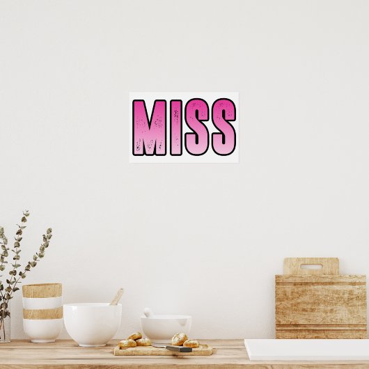 Miss Poster (Küche)