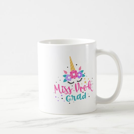 Miss Pre-k Grad Abschluss Mädchen Kaffeetasse (Rechts)