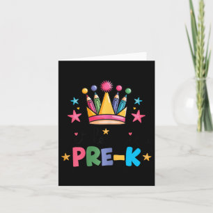 Miss Pre-k Pencils Kronen Niedlich zurück zur Schu Karte