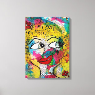 Miss Print Canvas Print Leinwanddruck