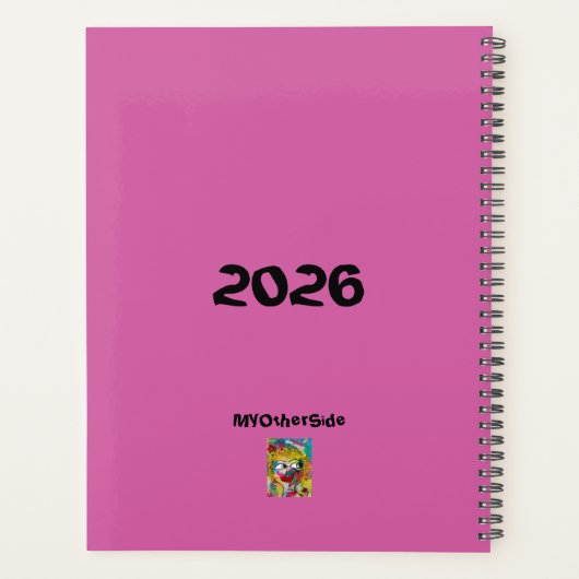 "Miss Print" Planner Planer (Rückseite)