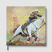 Miss Rodeo Queen Scrapbook Foto Pageant Foil Gues Gästebuch (Vorderseite)