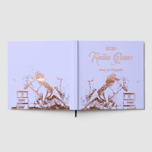 Miss Rodeo Queen Scrapbook Foto Pageant Gästebuch (Voll)