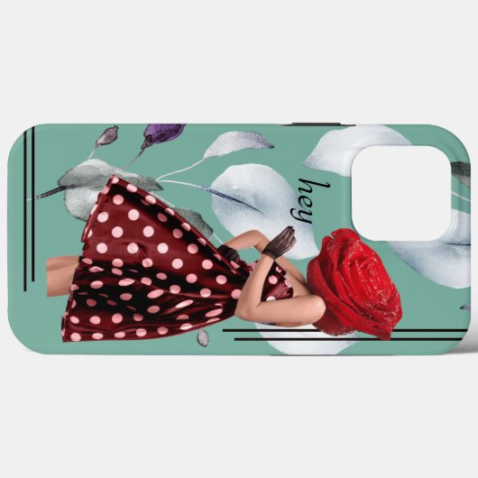 Miss Rose Cool Collage Pop Feminée Case-Mate iPhone Hülle (Rückseite (Horizontal))