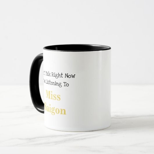 Miss Saigon Tasse (Vorderseite Links)