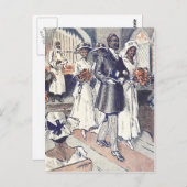 Miss Samantha Johnsons Hochzeit Postkarte (Vorne/Hinten)