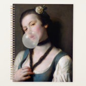 Miss Sassy blowing bubble gum Planer (Vorderseite)