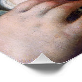 Miss Sassy blowing bubble gum Poster (Ecke)