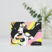 Miss Sherbet Postcard Postkarte (Stehend Vorderseite)