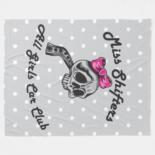 Miss Shifters Fleece Blanket (Vorderseite (Horizontal))