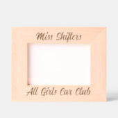 Miss Shifters Picture Frame Geätzte Rahmen (Vorderseite)