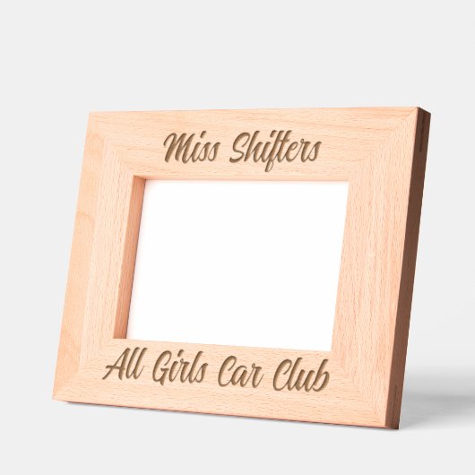 Miss Shifters Picture Frame Geätzte Rahmen (Links)