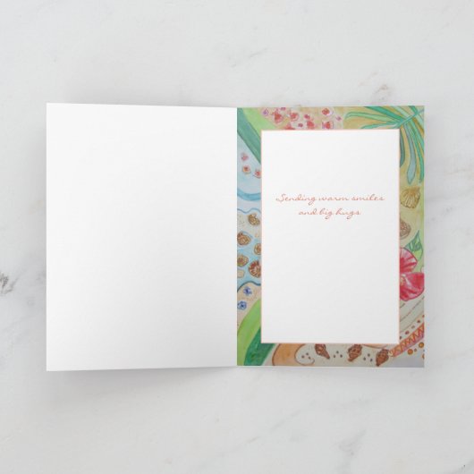 Miss Sie denken, Sie senden hässliche Grüße Karte (Innenseite)