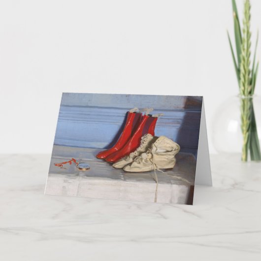 Miss Simpsons Stiefel | William Nicholson Karte (Vorderseite)