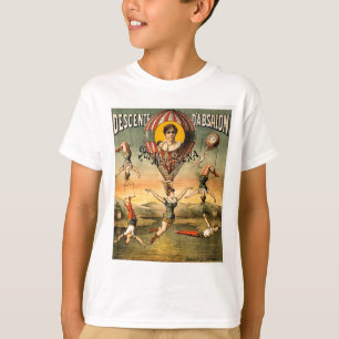 Miss Stena Flying Trapese Vintage Zirkusposter T-Shirt